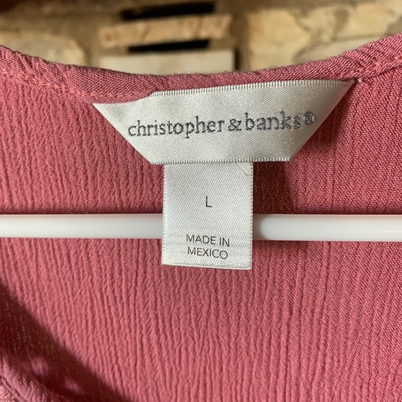 ✨3 for $25✨ Christopher & Banks tie front tank - Picture 7 of 7